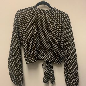 Top Shop Open Back Top